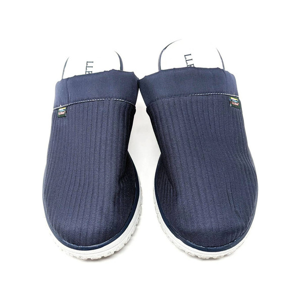 LL Bean Shoes Womens 10 Airlight Slipper Scuffs Navy Blue Slip On Flats - Picture 6 of 9